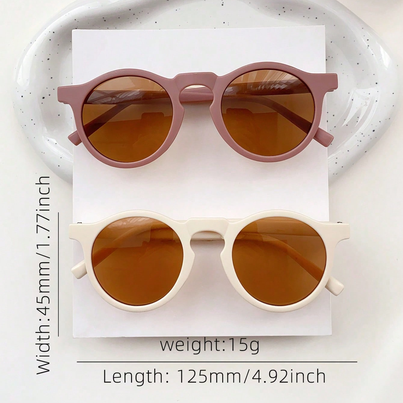 2Pcs  Cute Newest  Vintage Irr - Vintage Fashion Glasses avaliação e preço