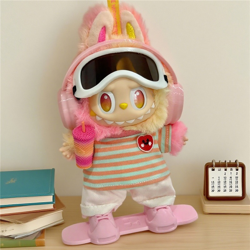 15 17cm For Labubu Doll Outdoo - Vintage Fashion Doll avaliação e preço