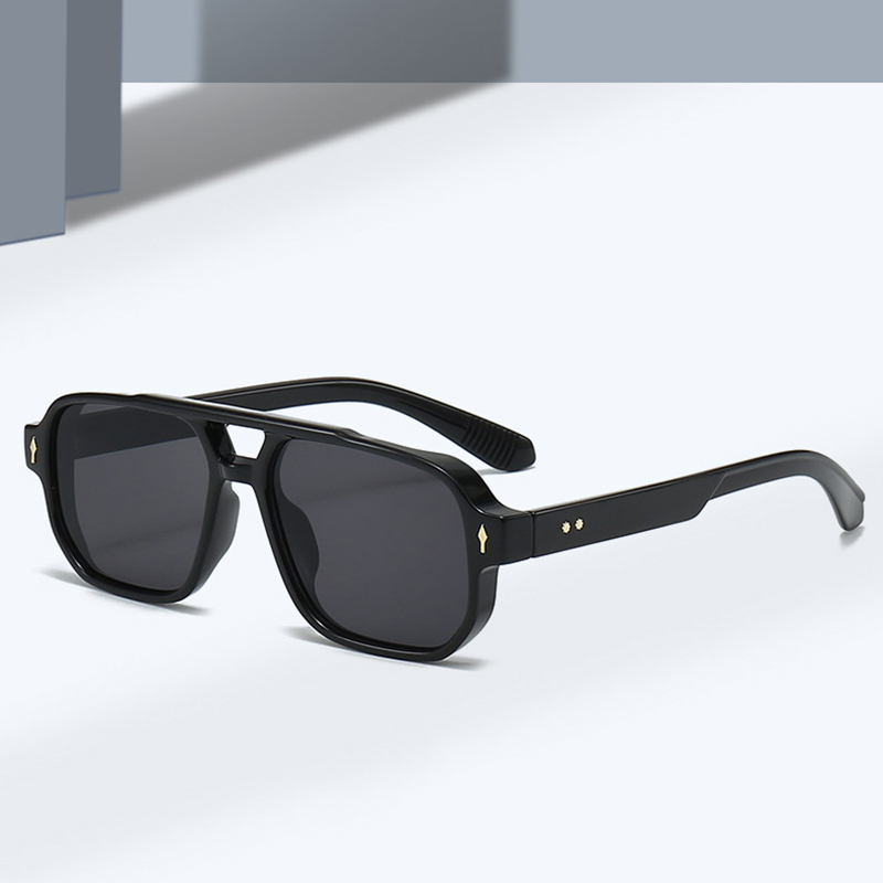 Vintage Double Bridges Men Squ - Vintage Fashion Glasses avaliação e preço