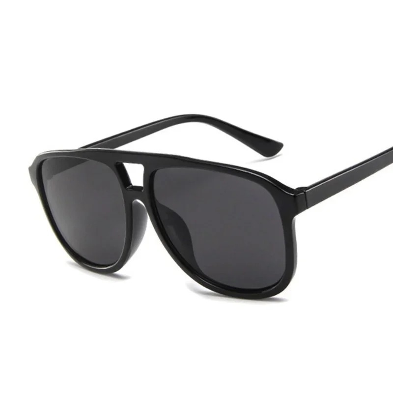 Woman Green Oversized Pilot Su - Vintage Fashion Glasses avaliação e preço