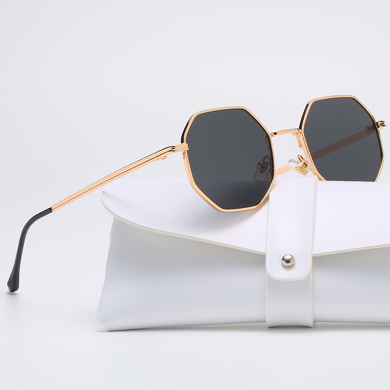 Square Polygon Metal Sunglasse - Vintage Fashion De avaliação e preço