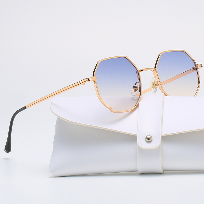 Square Polygon Metal Sunglasse - Vintage Fashion De avaliação e preço